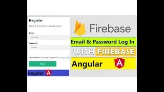 Angular firebase Email and Password authentication - email and password auth Free Source code