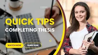 Thesis Struggles? We Got You! 10 Tips to Overcome Writer's Block