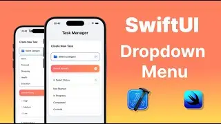 SwiftUI Dropdown Menu with Animation | Complete Tutorial