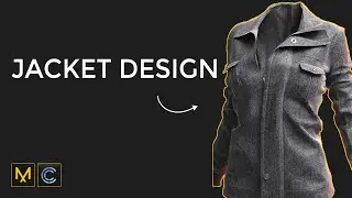 How to make jacket in marvelous designer / clo3D