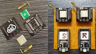 LoRa communication real-time demonstration with ESP32 & RFM95