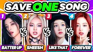 SAVE ONE KPOP SONG: SAME GROUP [UPDATED] CHOOSE YOUR FAVORITE KPOP SONG - KPOP QUIZ 2024