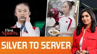 Viral Olympic Medallist Serves Food In China's Restaurant | First Sports With Rupha Ramani