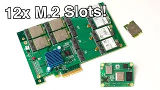 12 PCI Express M.2 Slots on a Raspberry Pi!?