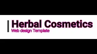 herbal cosmetics website design (html,css,bootstrap and php)