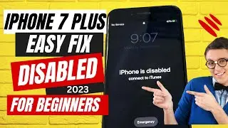 Easy Fix for "iPhone is disabled connect to iTunes" iPhone 7 | iOS 15.7.5