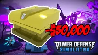 Golden Crate Opening | Tower Defense Simulator (Roblox)