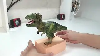 Обзор фигурки Динозавр на каркасе