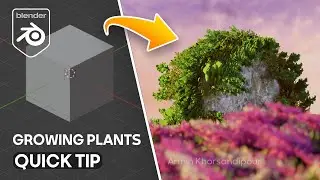 Growing Plant in Blender - Quick tutorial