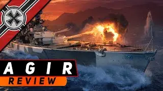 КРЕЙСЕР AGIR! СЛАБЕЙШИЙ СУПЕРТЯЖ?! ОБЗОР МИР КОРАБЛЕЙ/WORLD OF WARSHIPS