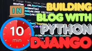 How to create a Blog using Python Django?