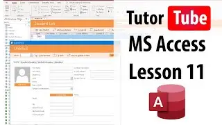 MS Access Tutorial - Lesson 11 - Setting Default Value