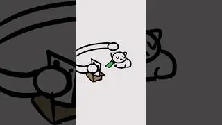 Car regrets his decision #animation #cat #mysterybox