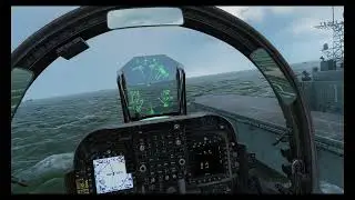 DCS: Harrier Landing in rough seas