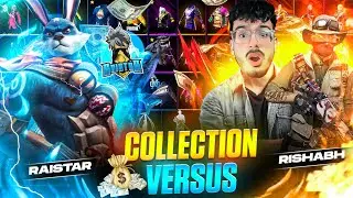 RAISTAR COLLECTION VS RISHABH 2024 COLLECTION 😱WORLD BEST COLLECTION - Garena Free Fire