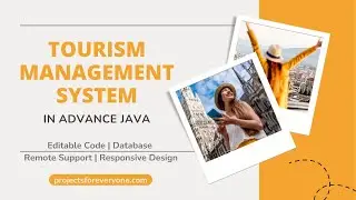 Tourism management system project in java | advance java project