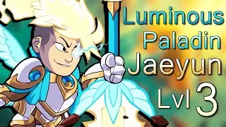 Test Driving LUMINOUS Paladin Jaeyun Tier 3 • Brawlhalla 1v1 Gameplay