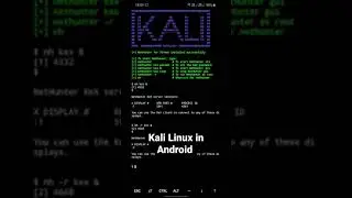 Kali Linux in Android    NO ROOT    2022 #shorts #kalilinux #kali #nethunter #cybercommunity