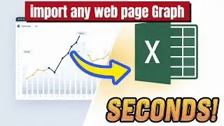 How to import Graph from any web page to Excel File For Free