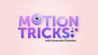 New course with 50% OFF - Motion Tricks with Emanuele Colombo!