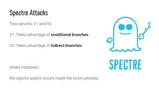 Microarchitecture Exploitation - Spectre