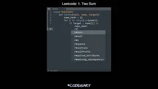 Leetcode 1. Two Sum in Python | Python Leetcode | Python Coding Tutorial | Python Coding Interview