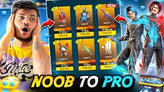 FREE FIRE NOOB TO PRO NEW EVENT 😍I BOUGHT EVERYTHING IN 80% OFF😨 -GARENA FREE FIRE