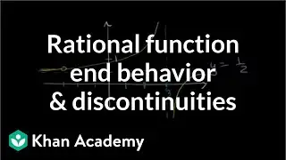 Finding horizontal and vertical asymptotes | Rational expressions | Algebra II | Khan Academy