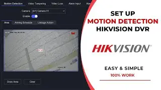 How To Setup Hikvision DVR Motion Detection