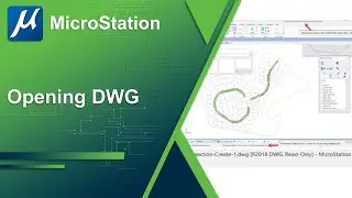 Working with DWG files in MicroStation - Part 2: Opening DWG Files