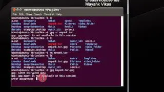 How To Encrypt Files Using Commandline In Linux Or Ubuntu Using gpg Step By Step Tutorial
