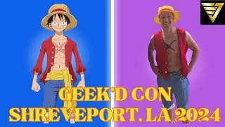 My First Cosplay Experience as Luffy from One Piece at Geek'd Con 2024!