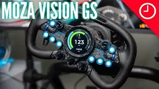 Moza Vision GS review: The premium sim racing wheel with a rotating touch screen [Video]