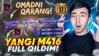 10,000 UC YANGI M416 FULL QILDIM 🥵 PUBG MOBILE!!!