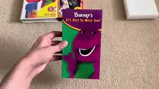 4 Barney VHS Tapes