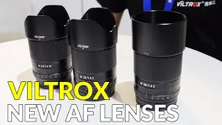 Viltrox 23mm F1.4, 33mm F1.4 and 55mm F1.4 AF New Lenses