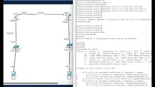 ospf configuration in cisco packet tracer #cisco #configration #packettracer #netwoking #ospf ospf