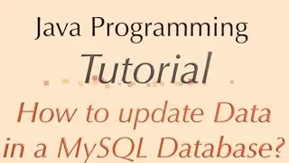 How to update Data in a MySQL Database?