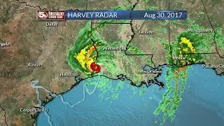 Hurricane Harvey Radar History