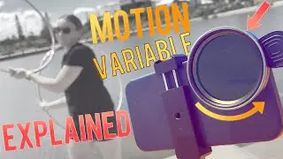 Motion Variable ND Filter... what does it do?  Sandmarc clip on filter