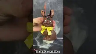 RHCB vs Chocolate Easter Bunny 🍫 🐇 #Satisfying #Experiment #ASMR #RHCB
