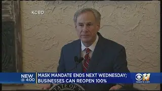 Texas Governor Greg Abbott Ends Statewide Mask Mandate, Opens State 100%