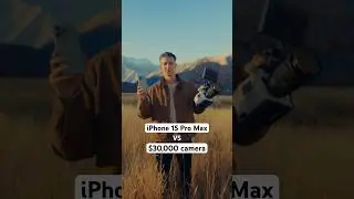 iPhone 15 Pro Max VS $30,000 Camera!