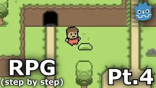 How to Make an ACTION RPG in Godot 2022 (ep4. Collisions + Y-Sort)