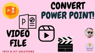 Convert PowerPoint to Video File, How To Save Your PowerPoint Slide Deck as Video.