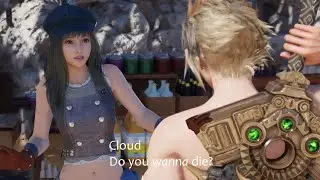 Cloud say "Do you wanna die?" to Kyrie, All Kyrie Reaction - Final Fantasy 7 Rebirth