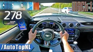 FORD MUSTANG MACH 1 | TOP SPEED on Autobahn by AutoTopNL