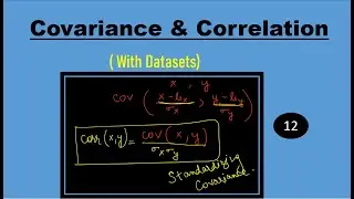 Covariance & Correlation - Machine Learning Basics (Part-12) 