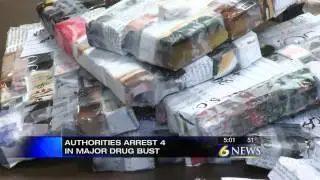 300 bricks of heroin found in Jeep; four m