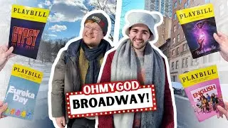 VLOG: a Winter trip to Broadway | Gypsy, Death Becomes Her, English, Eureka Day + more in New York!